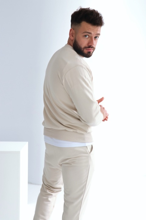 BLUZA BASIC BEŻ