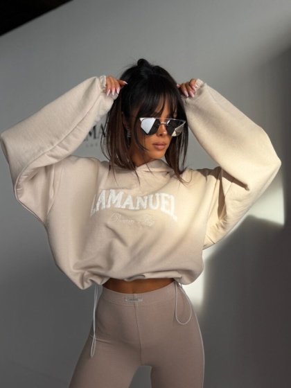Bluza damska DREAM BIG | Beż