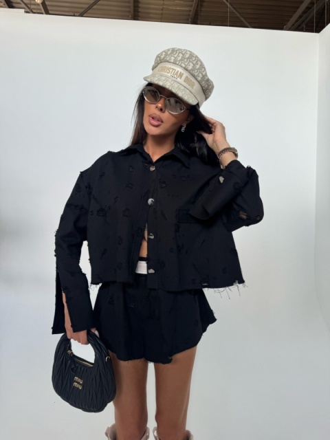 BLUZA DENIM CZARNY