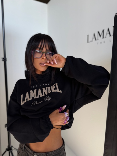 Bluza damska DREAM BIG | Czarny