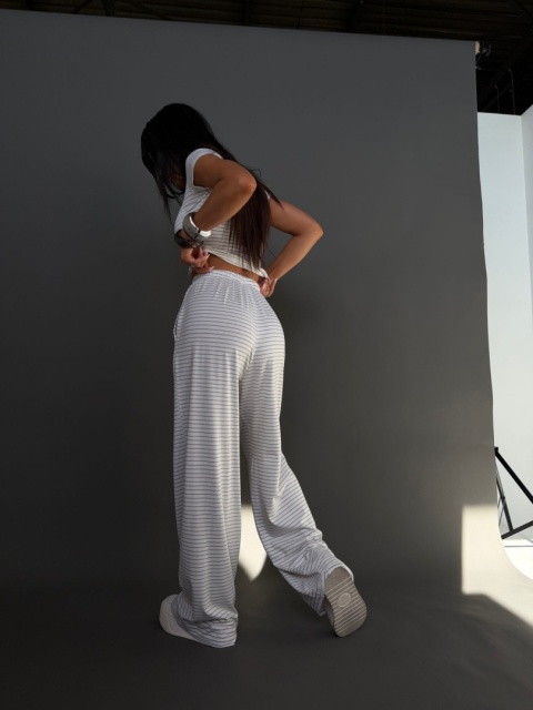 Komplet damski INSIDER | Ecru