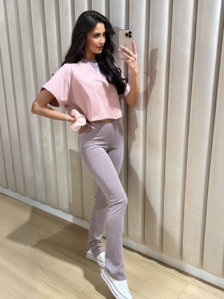 Komplet damski SWEET | Baby Pink