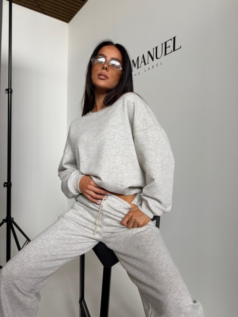 Komplet damski WOMAN | Szary