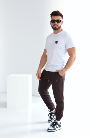 SPODNIE BRAND BRĄZ