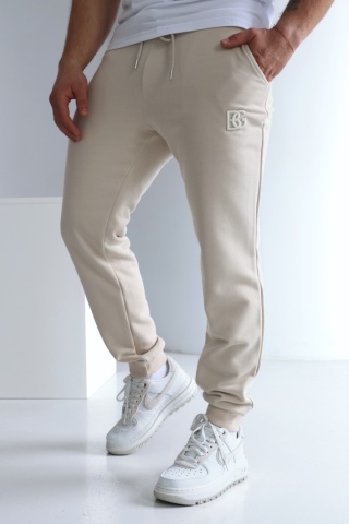 SPODNIE BRAND BEŻ