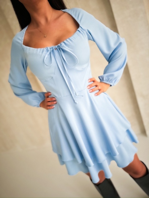 Sukienka BELLA | Błękit