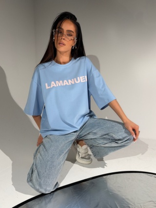 T- shirt damski BLANK | Baby Blue