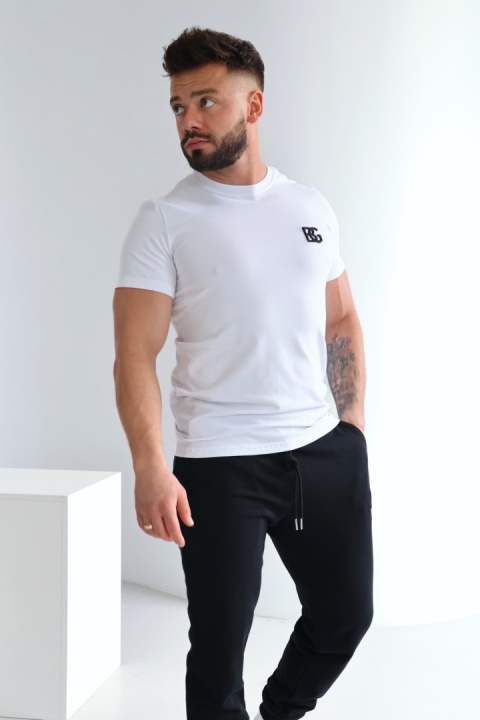 T- SHIRT BOND BIAŁY- CZARNY