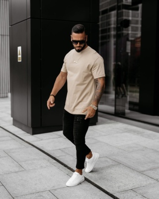 T- SHIRT GOLDEN BEŻ