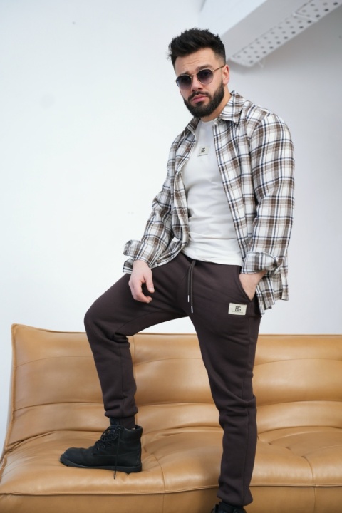 T- shirt męski BG MALIK | Ecru